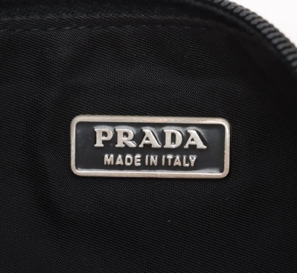 Prada tessuto nylon baguette bag vintage 1990s-2000s black - Picture 6 of 11